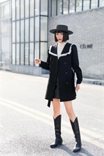 秋冬风衣裙，女装风衣，博内歌特