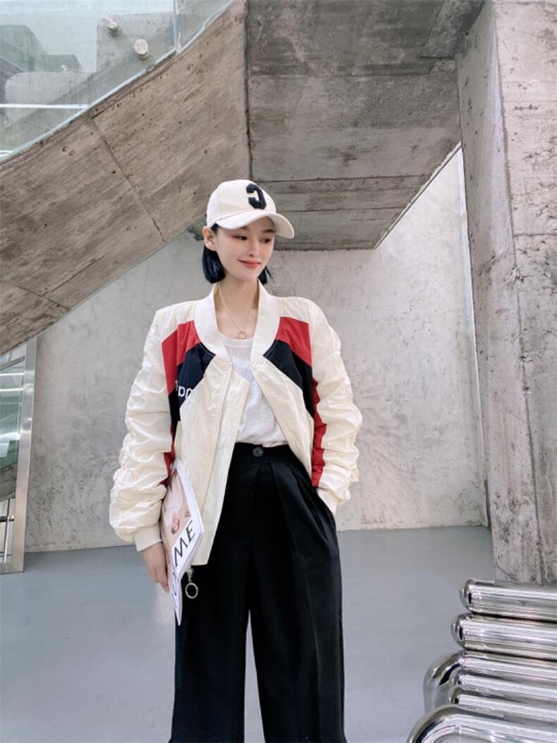 2022春款棒球服拼色彩，其它，金漫莎