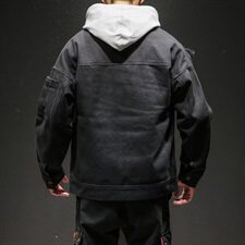 2021春秋季新马切达日系潮男大码贴布工装翻领夹克外套J972-P65，男装夹克，电商A001