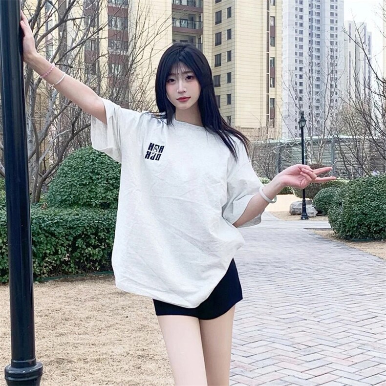 万针全刺绣工艺抖音得物高品质260克重磅纯棉双纱美式高街短袖T恤,男装T恤,电商A486
