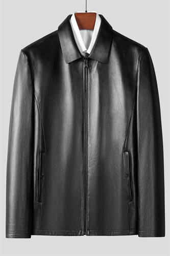 SF1901男式2026秋新款头层绵羊皮短款立领皮衣真皮皮衣男皮P560,男装皮衣,电商B360A（原721A）