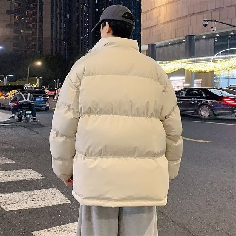 短款立领羽绒棉服男加厚韩版小个子宽松棉袄面包服棉衣冬装外套潮,男装棉衣,星座1210-1