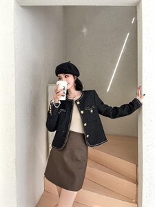 高品质小香风短款外套图片