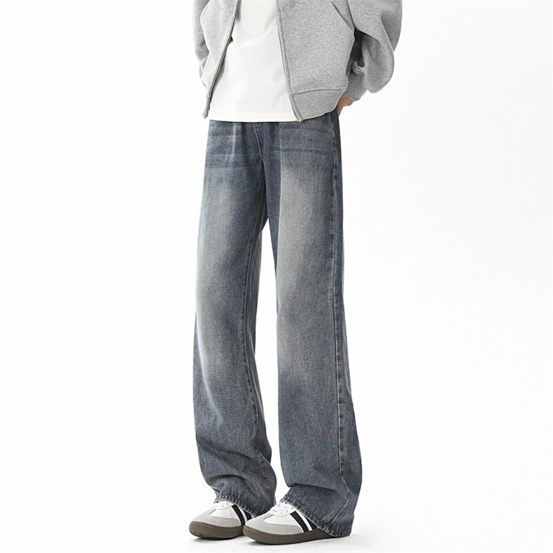 25春季牛仔裤高街设计感牛仔裤现货牛仔裤C323-1-NZ909-TP40，男装牛仔裤，电商C323-1