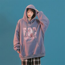 中性风22秋季个性趣味图案字母印花套头连帽卫衣W246P30控48，男装卫衣，A247A