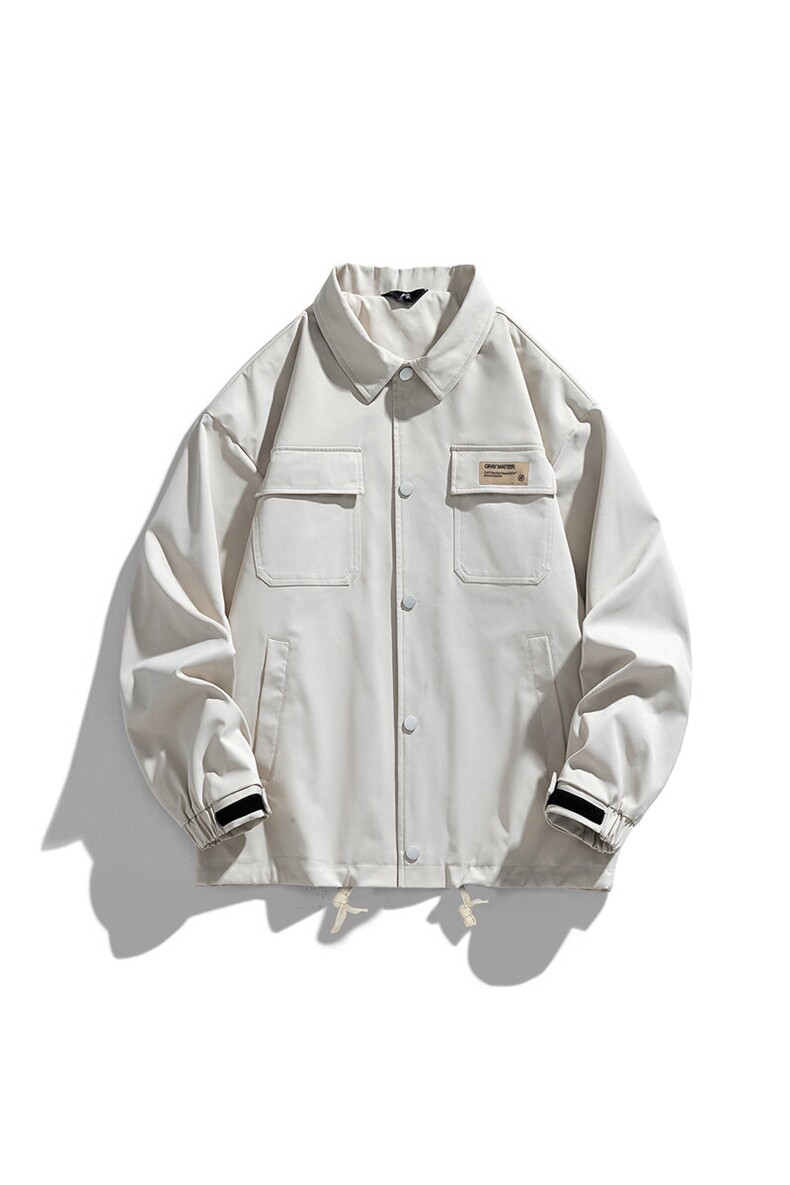 工装夹克男宽松落肩宽松纯色上衣外套DSA157B-JK733-P68,男装夹克,电商A157B