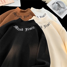 德绒刺绣DC5349-TP45控价58冬季新款时尚打底衣加绒加厚保暖卫衣，男装卫衣，电商A102-1