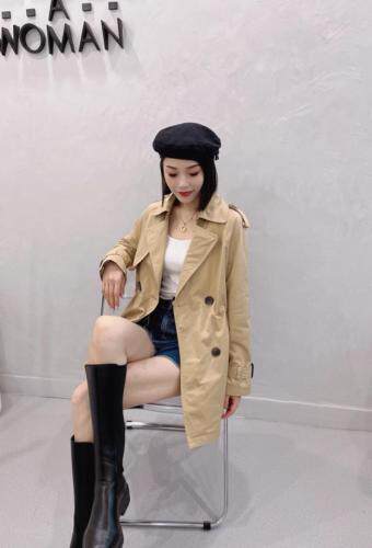 秋装新款风衣，女装风衣，依伊贝诺