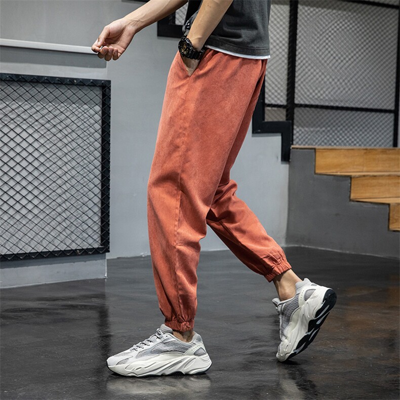 裤子男韩版新款潮流牌束脚休闲长裤宽松春季运动工装裤2021-P25,男装休闲裤,电商A318