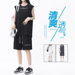 冰丝舒适亲肤百搭宽松中性套装TZ89-特批68图片