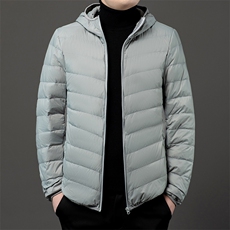 秋冬季大码男轻便棉服连帽短款保暖简约休闲运动薄款简约男士，男装棉衣，钱塘6003（原4033）