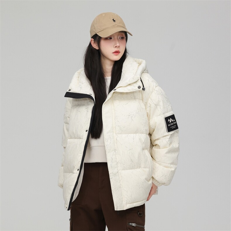 新标90白鸭绒连帽羽绒服时尚休闲简约百搭外套BL0617-P268,男装羽绒服,电商B306