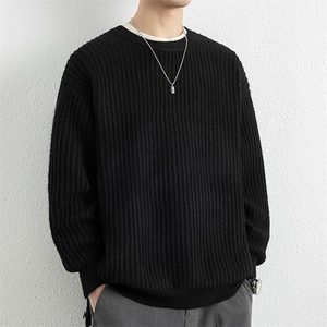 高级感男秋冬保暖针织磨毛大码加肥长袖春秋家居服套装MY237 P56图片