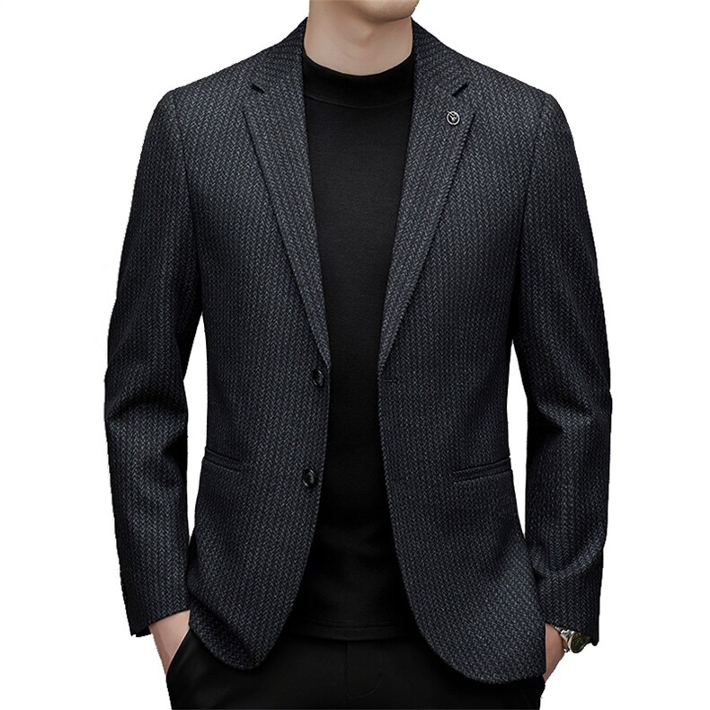 DJA630钱塘2020-3中年男士秋冬季新款百搭商务休闲西服P147,男装西服,钱塘207-3