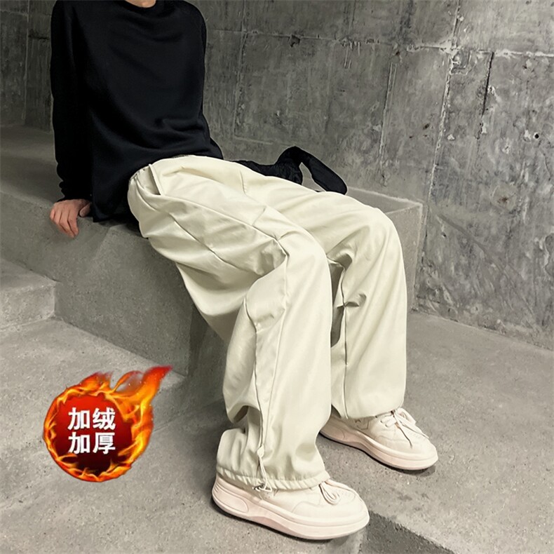 902-109-P48秋冬加绒加厚休闲裤男卫裤搭配卫衣夹克针织衫裤子，男装夹克，星座902A