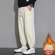 特价潮现货2025冬季新款加绒棉裤卫裤时尚大码男装JR912，男装休闲裤，星座1816-1（原1210-1）