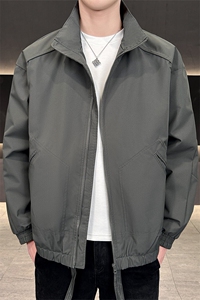 户外夹克男立领纯色上衣冲锋衣外套DSA157B-JK7822-P60图片