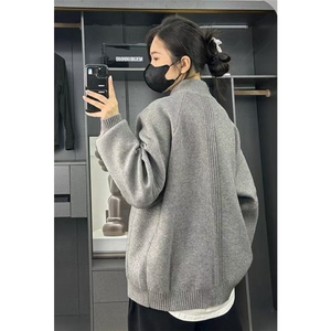 网图慎用秋冬时尚休闲针织毛衣开衫韩系情侣毛衣 M6006-特P53图片