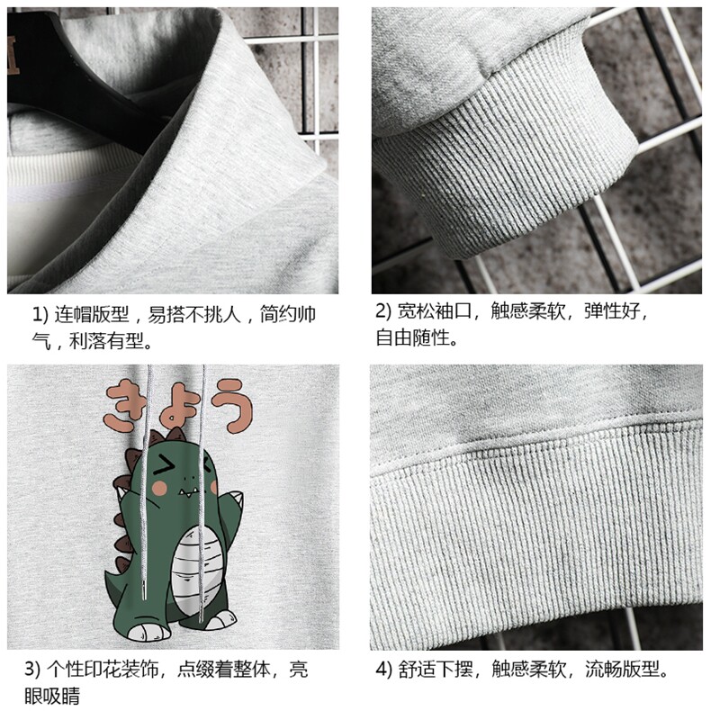 WY2037-P35加绒款-P40纯连帽卫衣男大码运动帽衫宽松薄网格,男装卫衣,电商A040A