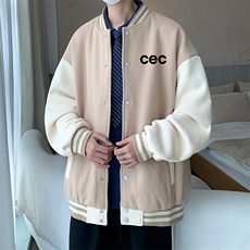 摇粒绒棒球服男大码开衫卫衣男夹克BF86294-P65，男装夹克，电商A040