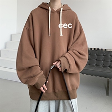 连帽卫衣男大码运动服帽衫外套WY2294-P35加绒款-P40，男装卫衣，电商A040