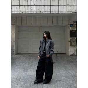 短款西装夹克春季高级感休闲外套青少年潮长袖宽松型LXZ412-P72图片