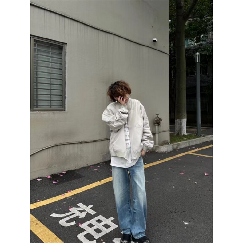 【有货】cleanfit棒球服外套男款春秋季飞行员夹克JH8820HH-P58,男装夹克,星座1007（原301D）