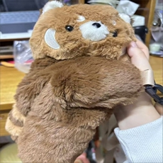 零残率毛绒玩具 小浣熊趴趴包