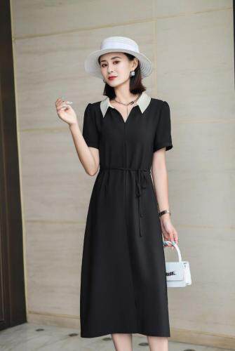 阳离子醋酸连衣裙，女装连衣裙，雪飞诗