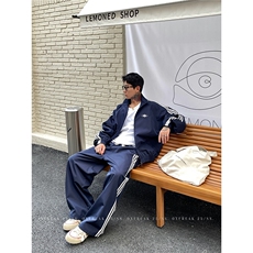 速干蓝色休闲运动夹克男宽松休闲裤，男装夹克，星座506A