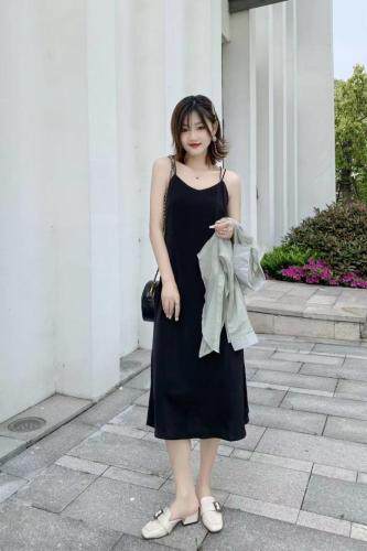 现货，美背吊带长裙，三色三码！，女装背心吊带，YUSIJIA 雨思佳