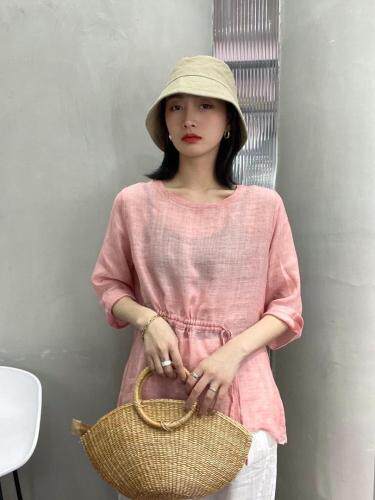 纯苎麻上衣，女装，独上素帛