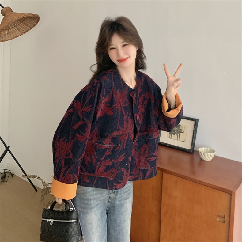定制高级牛仔提花面料612-P175-288-牛仔上衣外套,女装短外套,2C275