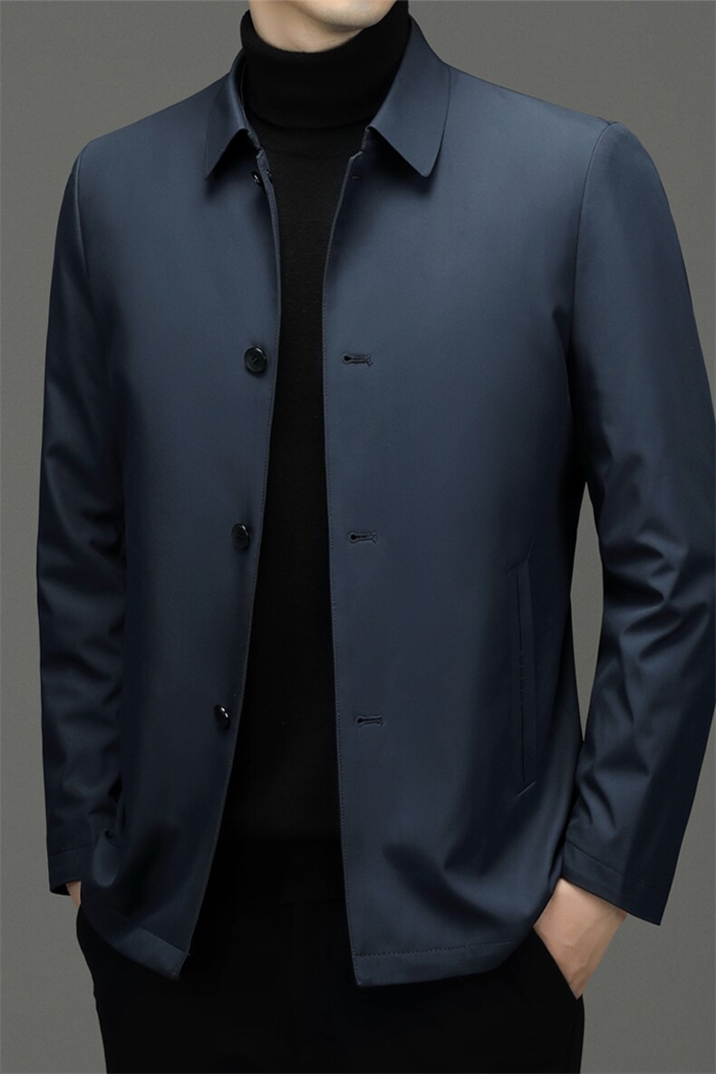 CDY7513钱塘2020-2秋冬中老年男士翻领休闲羽绒服外套货稳P200,男装羽绒服,钱塘207-2