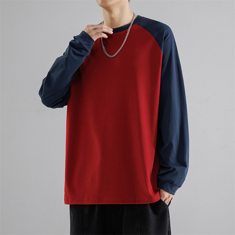 秋冬德绒圆领卫衣男潮流打底衫WY751-P35,男装T恤,星座210-1