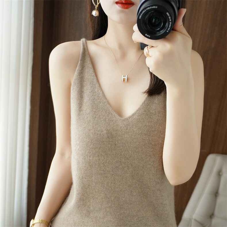 2025年秋季常规单件百搭时尚百搭通勤简约吊带，女装背心吊带，戎洋