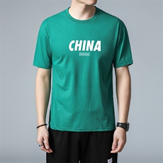 夏季短袖T恤2023新款圆领时尚潮流半袖上衣中青年装YF1901-P50，男装T恤，星座1105-3