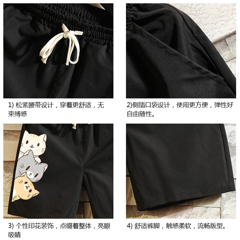 DK39164-P15港风休闲短裤男士大码运动五分裤男中裤男马裤砖墙,男装休闲裤,电商A040A