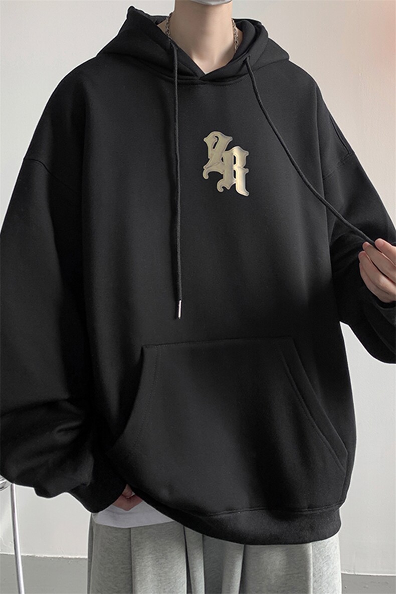 ！发泡印花！连帽圆领卫衣男装港风帽衫男LM119-P35,男装卫衣,电商B367