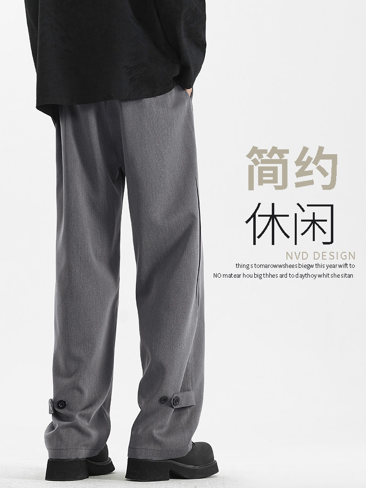 简约百搭美式休闲小西裤潮流舒适高街时尚K116-特批35,男装休闲裤,星座718-1