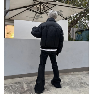 美式cleanfit盔甲羽绒棉服面包服立领外套男 H1032P128（网图）图片