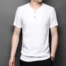 F82270钱塘2020-1中年男士简约休闲时尚百搭合身短袖T恤P97，男装T恤，钱塘207-1