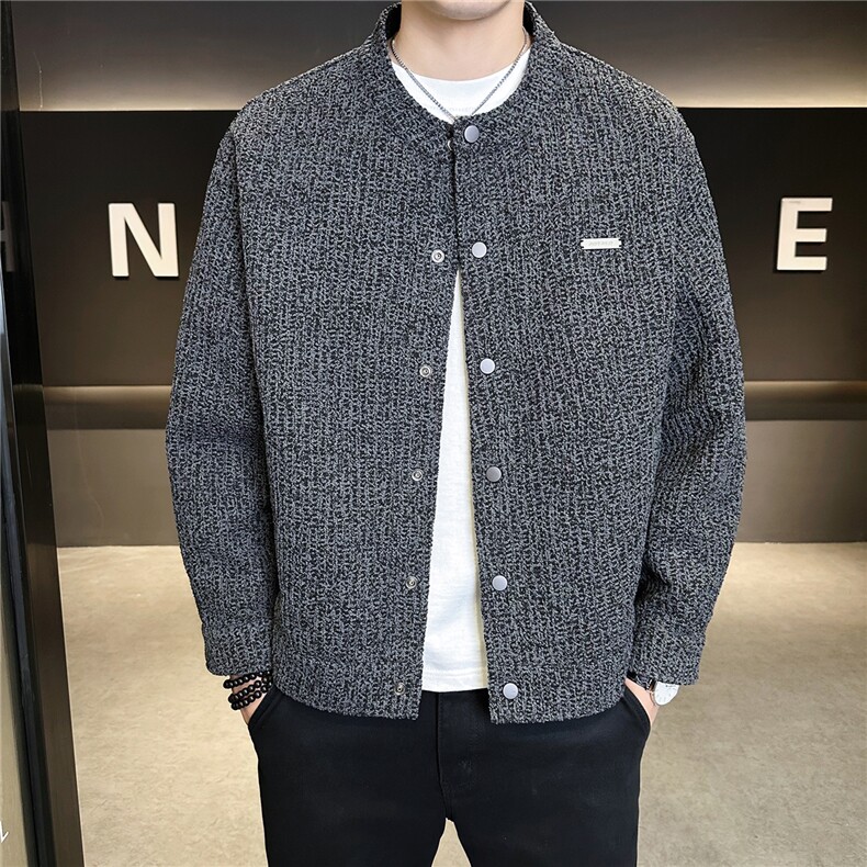 2025新款秋季小香风外套男轻奢潮牌夹克上衣服A313-9911-P155,男装夹克,电商A313