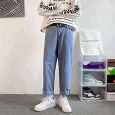 牛仔裤男宽松直筒裤K724P45，男装牛仔裤，星座1116-2