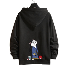 KS21014-P38连帽开衫卫衣男运动外套大码班服砖墙挂拍，男装卫衣，电商A040A