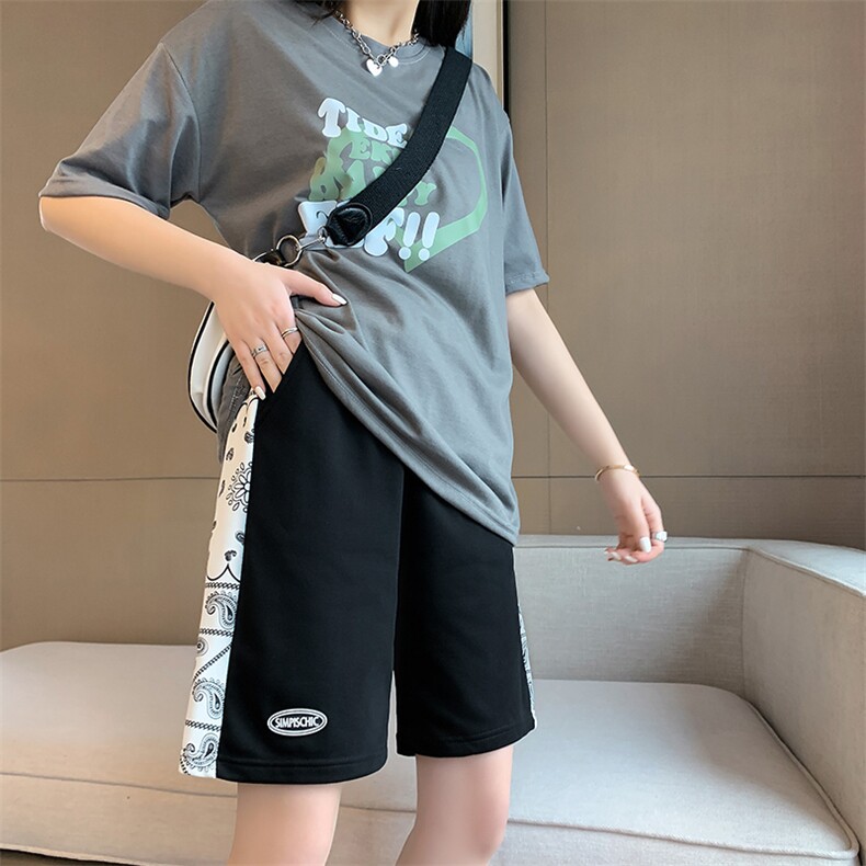 夏季新款时尚潮男百搭宽松五分裤,男装休闲裤,四季星座218-1