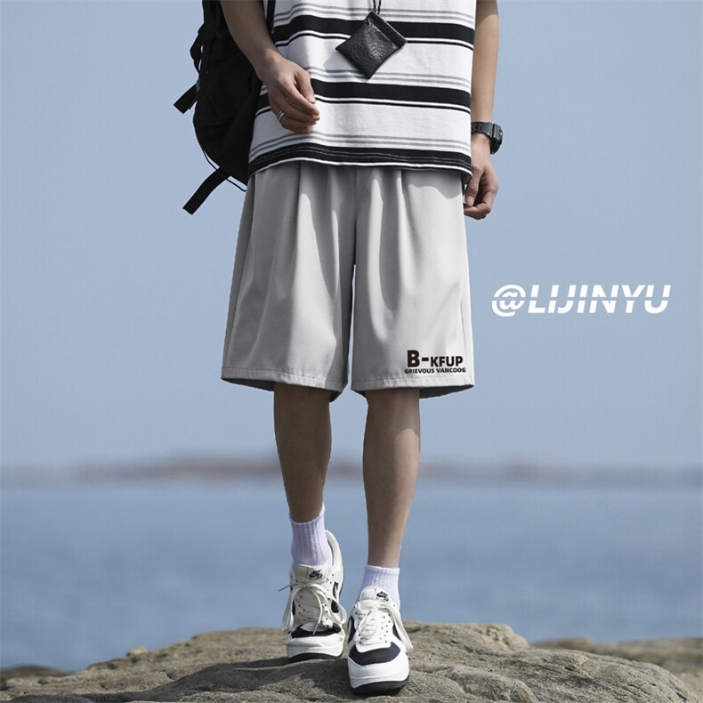 清凉夏季时尚潮流百搭冰丝宽松休闲五分裤DK507特批-1739,男装牛仔裤,星座718-1