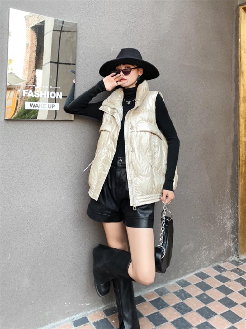 现货羽绒马甲，女装马甲，欧尚时