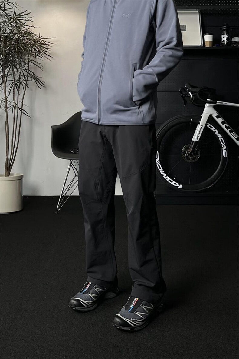 （网图慎用）特批P55无差价户外登山拼接速干弯刀软壳裤男K5969,男装休闲裤,电商A001-1