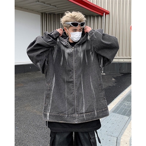 F393 P 80青年男女时尚休闲外套夹克牛仔衣图片